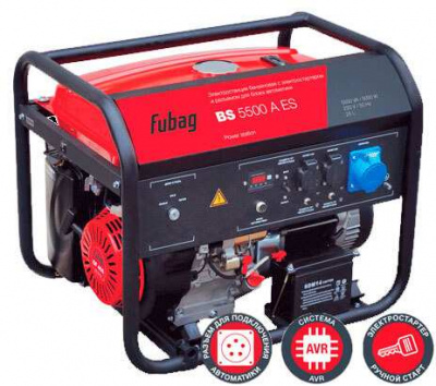 Бензиновый генератор Fubag BS 5500 A ES